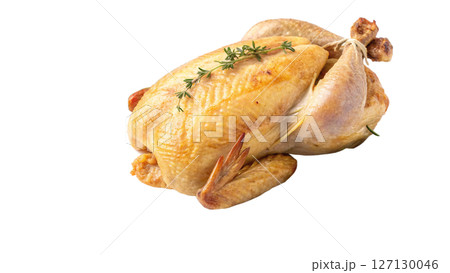 Chicken  food  white background 127130046