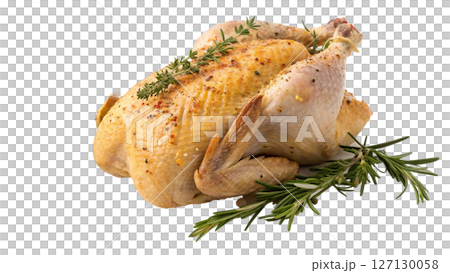 Chicken  food  white background Chicken  food  white background 127130058