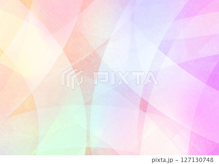 透明感のあるきれいな背景（虹色） 127130748