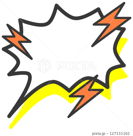 怒りの感情や文句を言う台詞の吹き出し 127131102