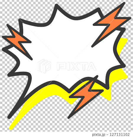 怒りの感情や文句を言う台詞の吹き出し 127131102