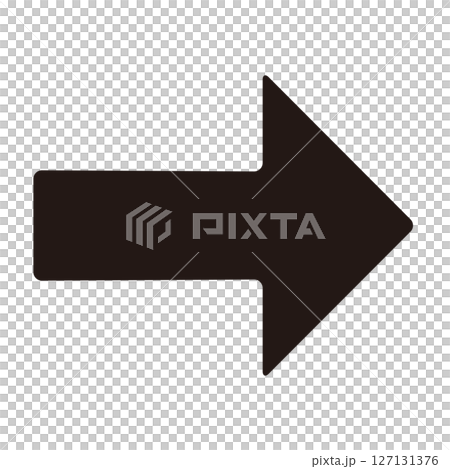 Simple arrow icon illustration 127131376