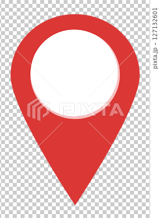 Illustration material: Map pin vector pin point. pin location icons. 127132601