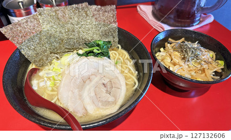 家系ラーメンとセットのメンマ丼 家系ラーメンとセットのメンマ丼 127132606