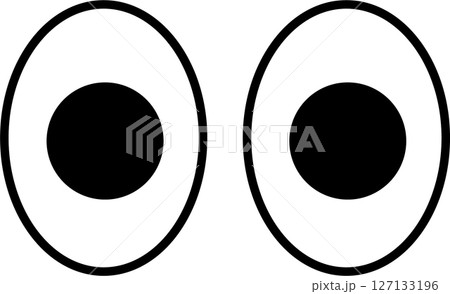 正面目線イラスト 127133196