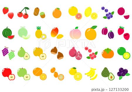 果物イラストセット 127133200