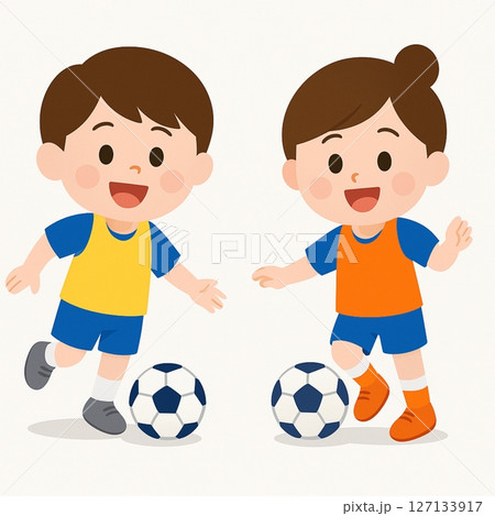 サッカー 127133917