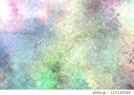 Abstrac Watercolour Vibrant Rainbow Paint Blending Together in a Cloud Shape Background Abstrac Watercolour Vibrant Rainbow Paint Blending Together in a Cloud Shape Background 127134588