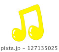 黄色い音符 127135025
