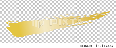 畫筆線條金色描邊向量 畫筆線條金色描邊向量 127135383