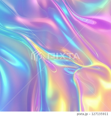 Holographic Rainbow Foil Iridescent Texture Background 127135911