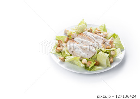 Crunchy Caesar salad with chicken Crunchy Caesar salad with chicken 127136424