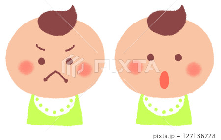 2人の赤ちゃん 男の子 127136728