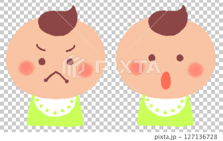 2人の赤ちゃん 男の子 127136728