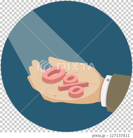 3D Isometric Flat Illustration of Zero Percent Offer, Interest Rate Free 3D Isometric Flat Illustration of Zero Percent Offer, Interest Rate Free 127137811