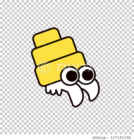 ヤドカリのアイコンイラスト 127142136