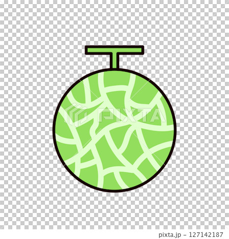 メロンのアイコンイラスト 127142187