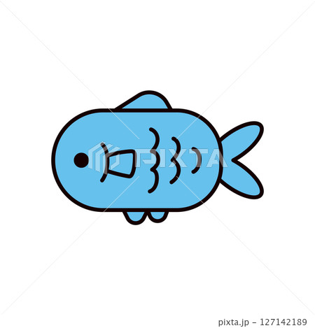 魚のアイコンイラスト 127142189