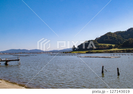 久美浜湾の風景/京都府京丹後市久美浜町湊宮 久美浜湾の風景/京都府京丹後市久美浜町湊宮 127143019