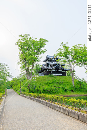初夏の高田城址公園 三重櫓 新潟県上越市 初夏の高田城址公園 三重櫓 新潟県上越市 127143153