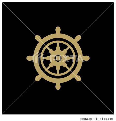 The cruise logo,ship steering logo, boat, yacht, rope, maritime, anchor. Logo for business, sailor, sailing, tourism The cruise logo,ship steering logo, boat, yacht, rope, maritime, anchor. Logo for business, sailor, sailing, tourism 127143346