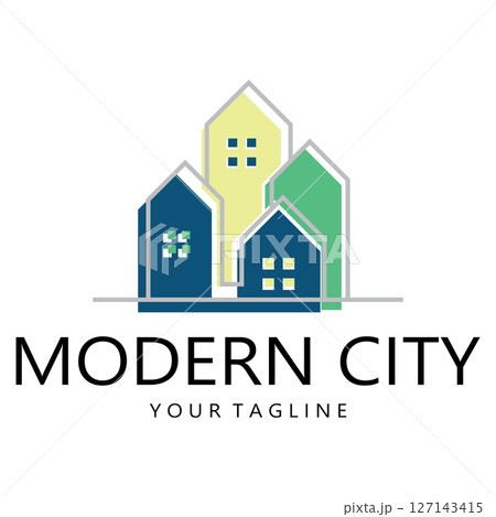 modern city, advanced city logo, environmentally friendly, advanced technology, future buildings modern city, advanced city logo, environmentally friendly, advanced technology, future buildings 127143415