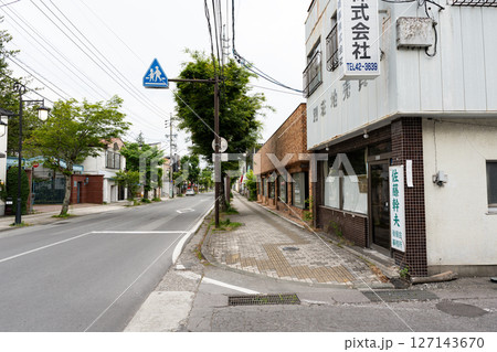 旧軽井沢の町並み 長野県北佐久郡軽井沢町軽井沢 旧軽井沢の町並み 長野県北佐久郡軽井沢町軽井沢 127143670