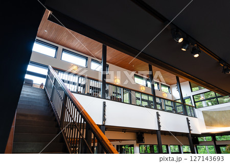 ベーカリー&レストラン沢村旧軽井沢　階段　長野県北佐久郡軽井沢町 127143693