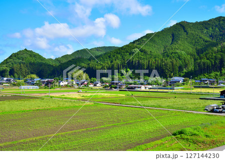 新大越路橋からの眺め 田園風景 思川流域 鹿沼市 新大越路橋からの眺め 田園風景 思川流域 鹿沼市 127144230