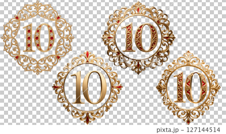 裝飾華麗的10號 127144514