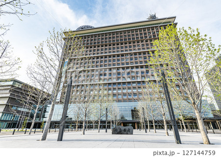 岐阜県岐阜市　建て替えられた岐阜県庁 127144759