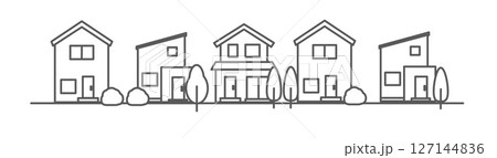 住宅イラスト 127144836