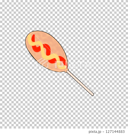 簡單的玉米狗糧垃圾食品 127144883
