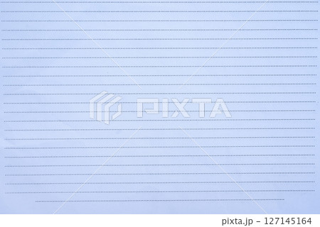 Full frame shot of blank notebook page. A book or stack of paper pages that are often ruled and used for purposes such as note-taking. 127145164