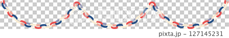 Vector illustration of a linked garland (decorative, colorful, curved) | Linked garland, Garland, Decoration, Colorful Vector illustration of a linked garland (decorative, colorful, curved) | Linked garland, Garland, Decoration, Colorful 127145231
