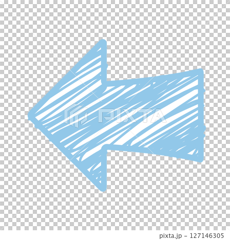 Simple hand-drawn arrow illustration 127146305