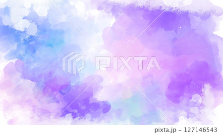 パステルカラーの水彩調背景素材（AI生成画像） 127146543