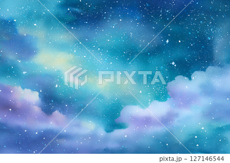 七夕 天の川・水彩(AI生成画像) 七夕 天の川・水彩(AI生成画像) 127146544