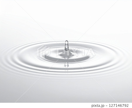 シンプルな水滴素材 シンプルな水滴素材 127146792