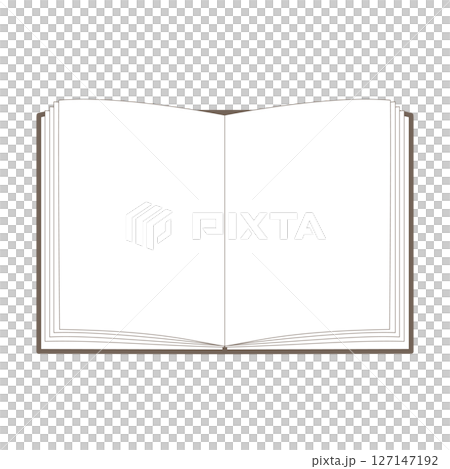開いた本のイラスト素材アイコン ノートメモこげ茶色シンプル ベクター png 開いた本のイラスト素材アイコン ノートメモこげ茶色シンプル ベクター png 127147192