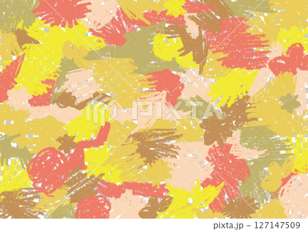 蠟筆塗鴉背景素材D 127147509