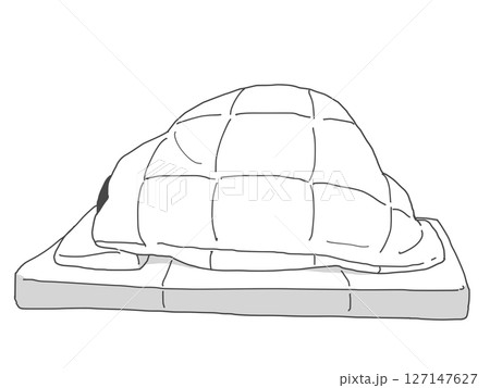 布団にくるまる人 127147627