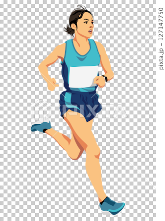 女子馬拉松選手 女子馬拉松選手 127147750