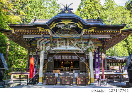 埼玉県　長瀞町　宝登山神社（ほどさんじんじゃ）　社殿　秩父三社 127147762