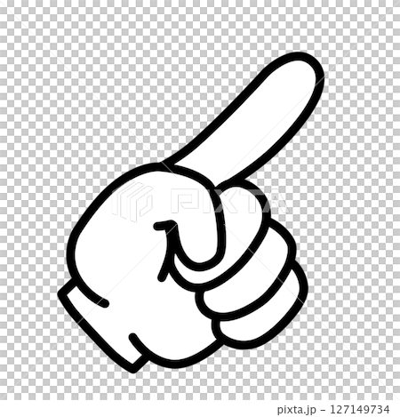 指向圖示插圖素材 指向圖示插圖素材 127149734