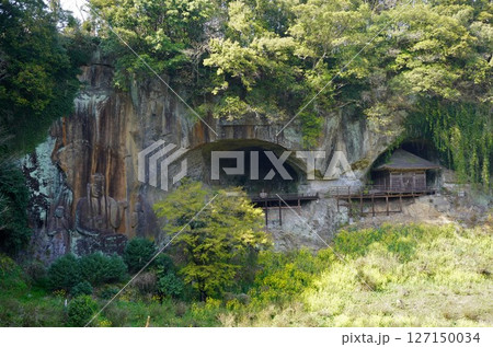 豊後大野市 普光寺の磨崖仏 豊後大野市 普光寺の磨崖仏 127150034