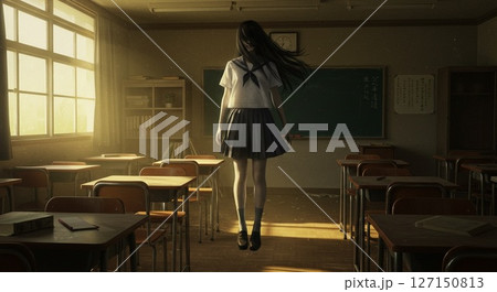女子高生の幽霊 127150813