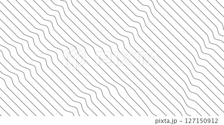 Black thin minimal distorted lines abstract technology background 127150912