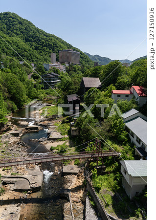 新緑の定山渓温泉 127150916