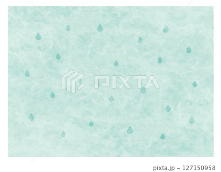 水彩風のシンプルな雨の背景素材 水彩風のシンプルな雨の背景素材 127150958